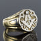 Bague 54 Bague chevalière homme maçonnique 58 Facettes 19-176-54