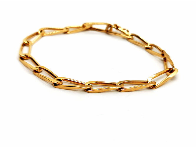 Bracelet Bracelet Maille cheval Or jaune 58 Facettes 1141238CD