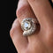 Bague 50 Bague tourbillon diamants or blanc 58 Facettes 15-269-50-1