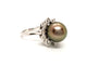 Bague 49 Bague Or blanc Perle 58 Facettes 878707CN