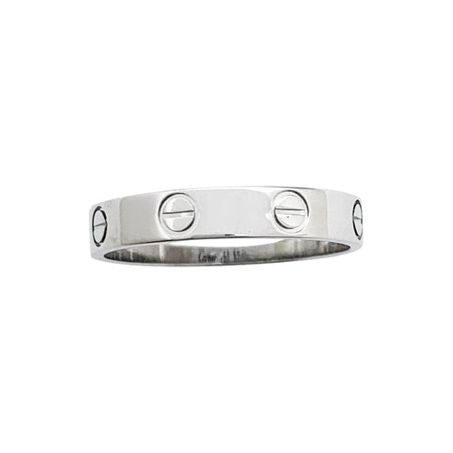 Bague 57 Bague Cartier "Love" en or blanc. 58 Facettes 30258