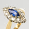Bague 45 Bague marquise diamants saphir ancienne 58 Facettes 20-311-45