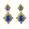 Boucles d'oreilles Boucles d'oreilles esprit étrusque bleue 58 Facettes GO004B-8606584-Bleu