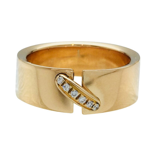 Bague 52 Bague Chaumet "Lien", or jaune et diamants. 58 Facettes 28814-1