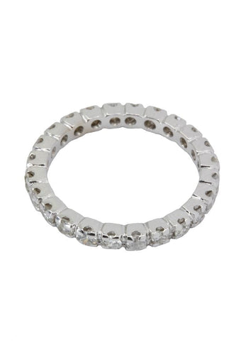 Bague 55.5 Alliance diamants 58 Facettes 36881-1
