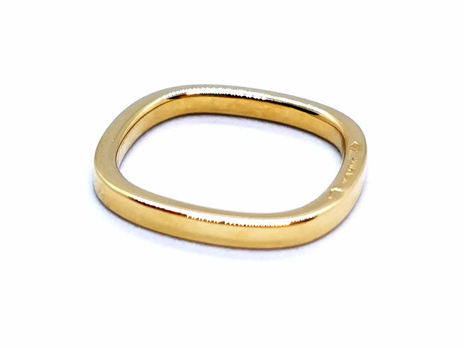 Bague 50 Dinh Van Bague Alliance Alliance carrée Or jaune 58 Facettes 1074971CN