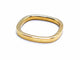 Bague 50 Dinh Van Bague Alliance Alliance carrée Or jaune 58 Facettes 1074971CN