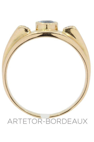 Bague 58 Bague saphir et diamants 58 Facettes 32201