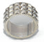 Bague Bague Hermès modèle espionne en argent 58 Facettes 0