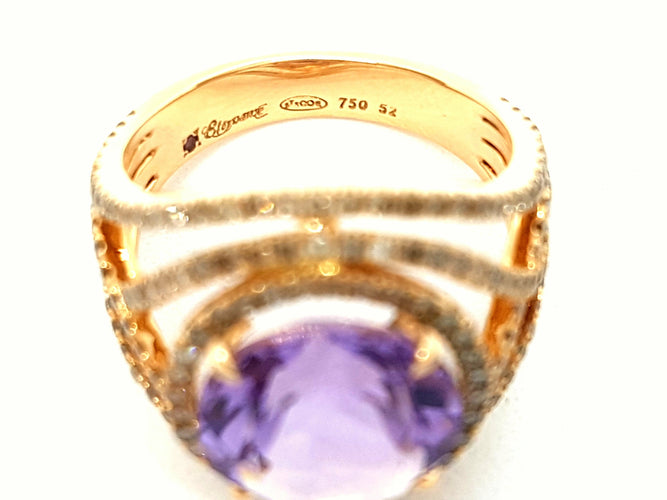 Bague 52 Etername Bague Eternelle Or jaune Améthyste 58 Facettes 06149CD