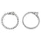 Boucles d'oreilles Boucles d'oreille Créoles en or blanc et diamants. 58 Facettes 30140