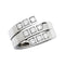 Bague 53 Bague Cartier, "Tectonique", en or blanc et diamants. 58 Facettes 30115