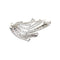 Broche Broche Chaumet "Volutes" en or blanc, diamants. 58 Facettes 30164