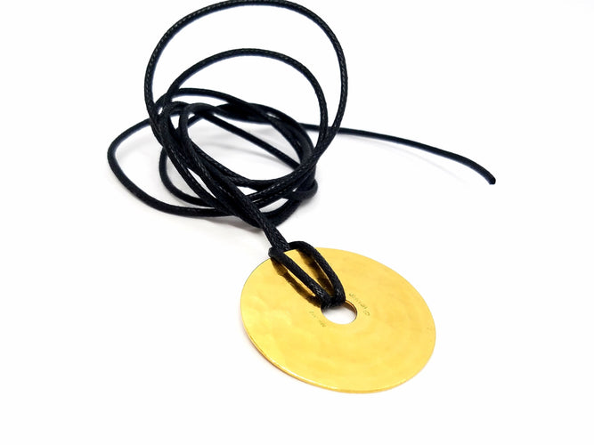 Pendentif Dinh Van Pendentif Pi Or jaune 58 Facettes 00592CN
