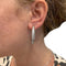 Boucles d'oreilles Boucles d'oreilles créoles Cartier, or blanc, diamants. 58 Facettes 29956