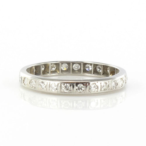 Bague 57 Bague alliance platine diamants 58 Facettes 16-184-57