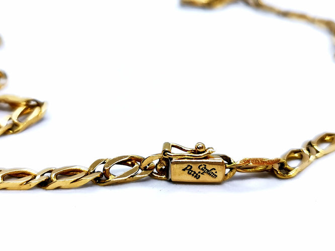 Collier Caplain Saint André Collier Sautoir Or jaune Saphir 58 Facettes 979581CN