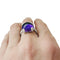Bague 54 Bague Pomellato, "Caramelle", or blanc, diamants et améthyste. 58 Facettes 30172