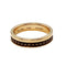 Bague 49 Alliance Boucheron "Quatre" en or rose et PVD chocolat. 58 Facettes 30310