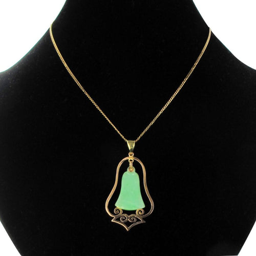 Pendentif Pendentif jade en or jaune 58 Facettes 15-304