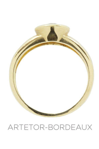Bague 49 Solitaire moderne diamant 58 Facettes 14941