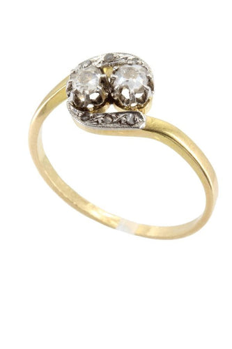 Bague Bague Vous et moi Art Nouveau diamants 58 Facettes 038281