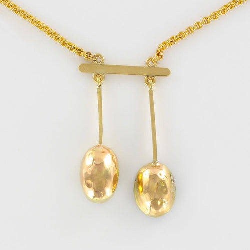Collier Collier ancien négligé topaze et améthyste 58 Facettes 17-061