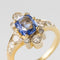 Bague 54 Bague saphir et diamants 58 Facettes CK1084-52