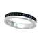 Bague 55 Alliance Boucheron modèle "Quatre Edition" en or blanc et PVD noir. 58 Facettes 29635-1