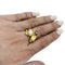 Bague 57 Bague toi et moi en or jaune, diamant et rubis. 58 Facettes 30192