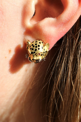 Boucles d'oreilles Boucles d’oreilles Panthères or jaune 58 Facettes 330
