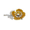 Broche Broche "Eglantine" Boucheron en or et platine, émail et diamants. 58 Facettes 30428