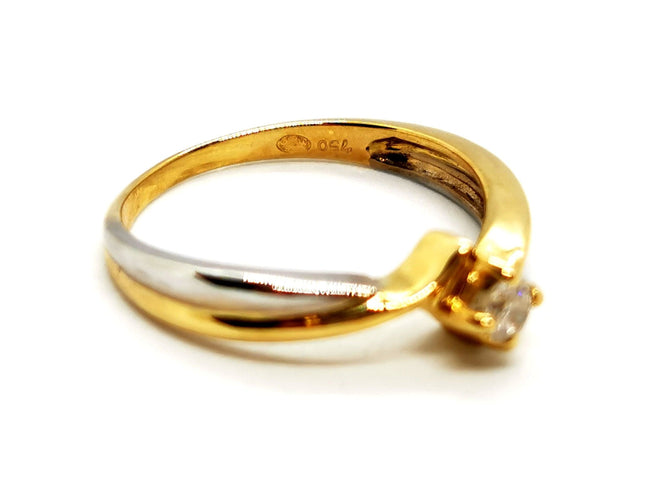 Bague 52 Bague Solitaire Or jaune Diamant 58 Facettes 1091906CD