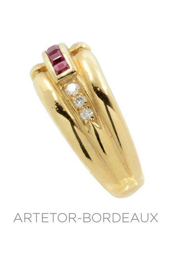 Bague 52 Bague rubis et diamants 58 Facettes 10931