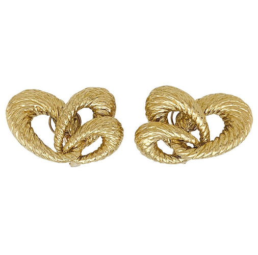 Boucles d'oreilles Boucles d'oreilles Boucheron en or jaune. 58 Facettes 29888