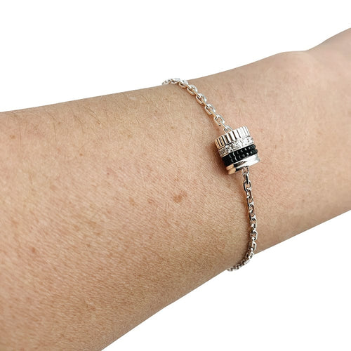 Bracelet Bracelet Boucheron "Quatre Black Edition" en or blanc, diamants. 58 Facettes 30224