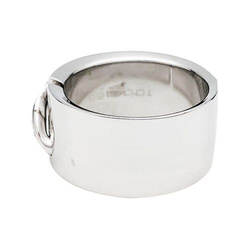 Bague 51 Bague Chaumet or blanc et diamants, collection "Liens". 58 Facettes 30431