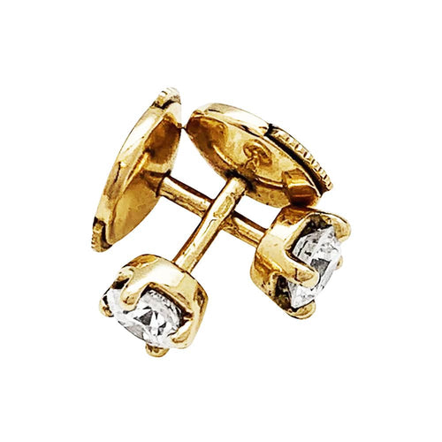 Boucles d'oreilles Puces d'oreilles diamants. 58 Facettes 30219
