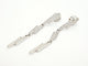 Boucles d'oreilles Dinh Van Boucles d'oreilles Pendants Seventies Or blanc Diamant 58 Facettes 00045GD