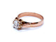 Bague 54 Bague Solitaire Or rose Diamant 58 Facettes 997149CN
