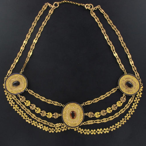 Collier Collier ancien esclavage émail 58 Facettes 14-222