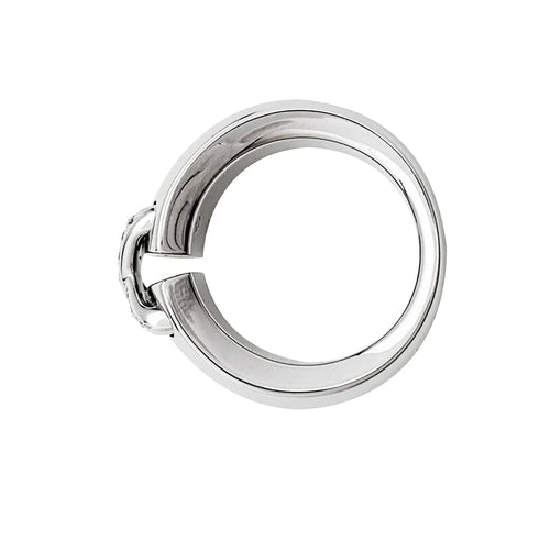Bague 54 Bague Chaumet "Liens" en or blanc et diamants. 58 Facettes 30243