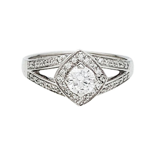 Bague 52 Bague Mauboussin, "Love my Love", or blanc et diamants. 58 Facettes 30436