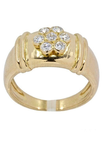 Bague 53 Bague moderne diamants 58 Facettes 35331
