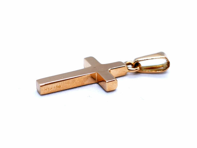 Pendentif Becker Pendentif Croix Or jaune 58 Facettes 951839CD