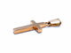 Pendentif Becker Pendentif Croix Or jaune 58 Facettes 951839CD