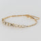 Bracelet Bracelet ancien ligne motif floral serti de diamants 58 Facettes 19-053