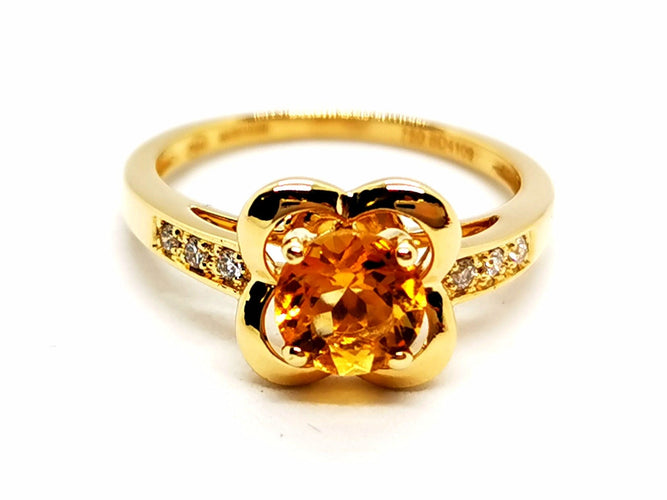Bague 52 Mauboussin Bague Désirez l'amour Or jaune Citrine 58 Facettes 1161960CD