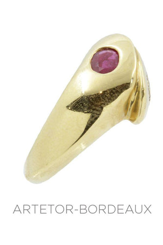 Bague 51 Bague rubis et diamants 58 Facettes 15521