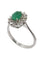 Bague 53 Bague marguerite émeraude 58 Facettes 35861